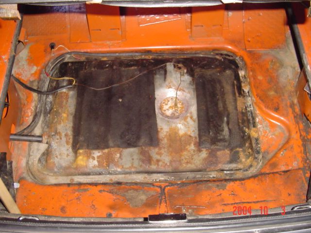 Original trunk area