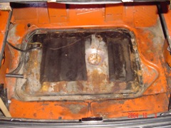 Original trunk area