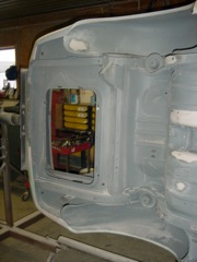 Gas tank area