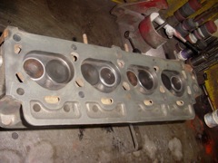 Head with new valve seats