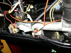 Back of dimmer and ignition