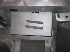 Battery box from the inside